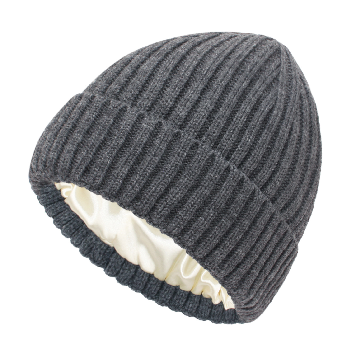 🧢 Bonnet Satin & Laine – Chaud et Élégant pour Homme et Femme – Image 4