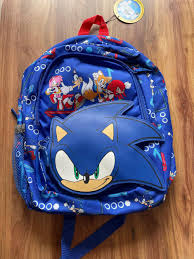 Sac à dos (Cartable) enfant Sonic 3D – Bleu (Sonic, Tails, Knuckles, Amy) – 40×30×12 cm ØÙ‚يبة ظهر Ù„Ù„Ø£Ø·ÙØ§Ù„ سونيك ثلاثية الأبعاد – أزرق (سونيك، تيلز، ناكلز، آيمي) – ‎40×30×12 سم – Image 4