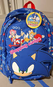 Sac à dos (Cartable) enfant Sonic 3D – Bleu (Sonic, Tails, Knuckles, Amy) – 40×30×12 cm ØÙ‚يبة ظهر Ù„Ù„Ø£Ø·ÙØ§Ù„ سونيك ثلاثية الأبعاد – أزرق (سونيك، تيلز، ناكلز، آيمي) – ‎40×30×12 سم – Image 2
