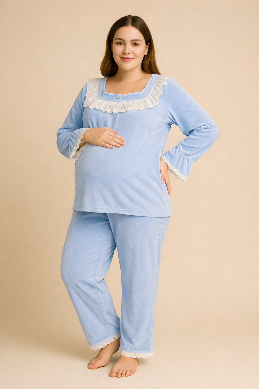 بيجاما مخمل ناعمة للنساء Pyjama Velours – Image 11