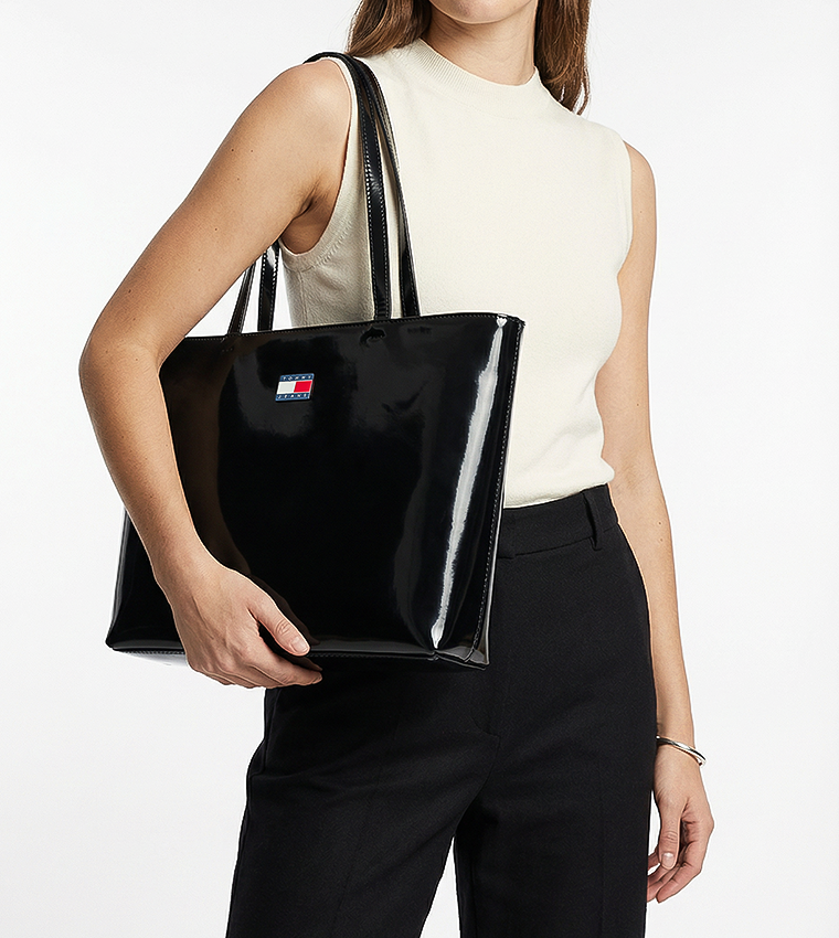 Tommy Jeans 'MUST' Tote Bag Noir Serie AW0AW18069